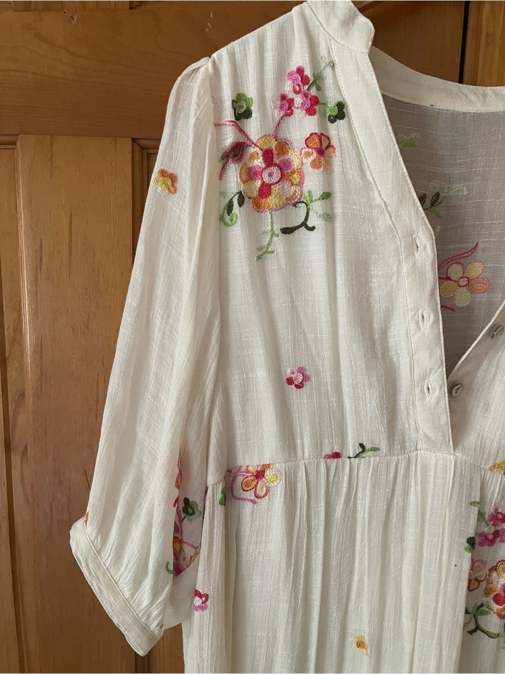 Floral Embroidered Dress - Picture 3 of 3